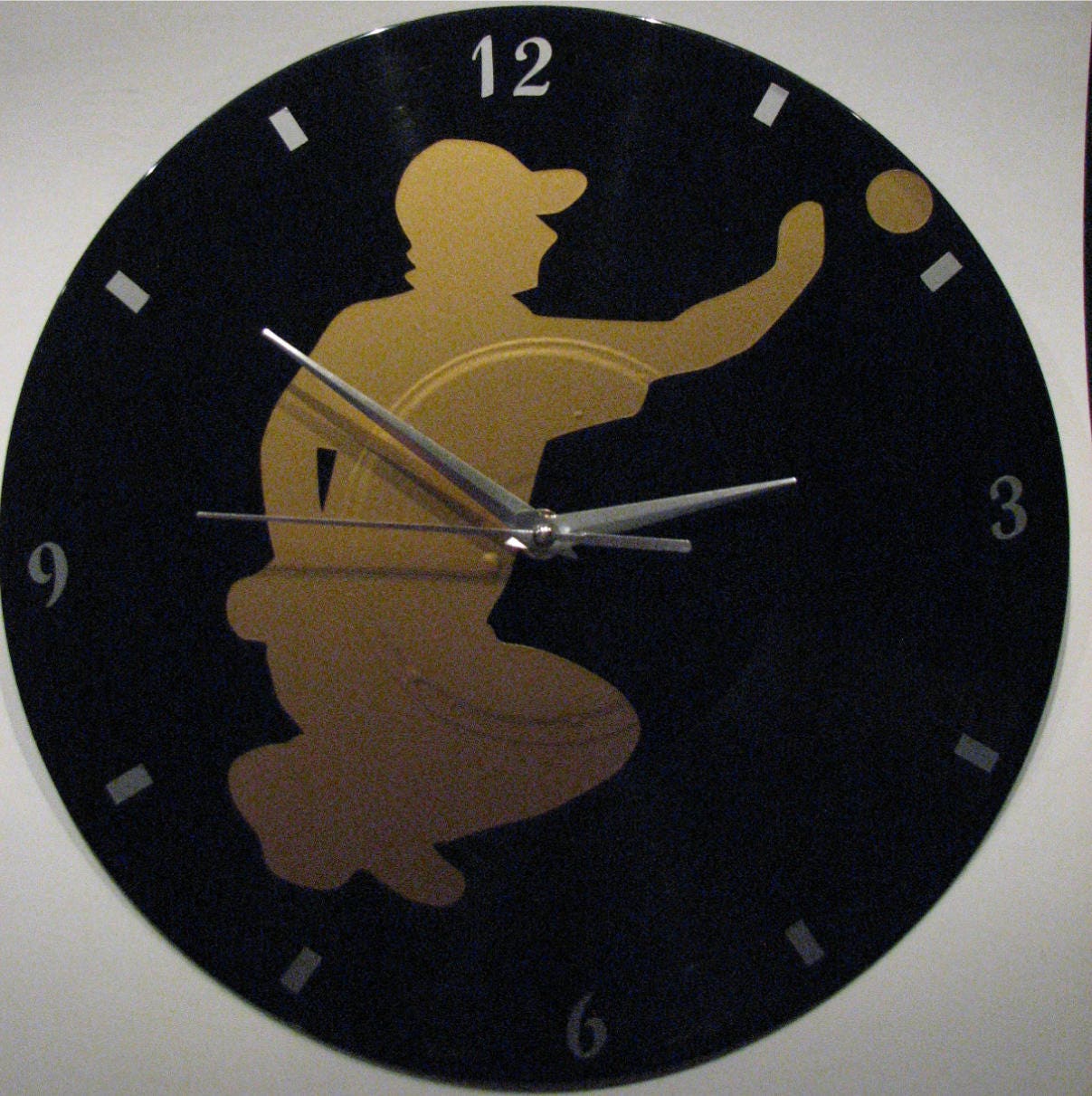 Horloge/Pendule Murale Pétanque sur Ardoise ou Vinyle