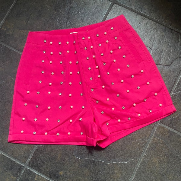 Stud Embellished Mini Shorts main image 1