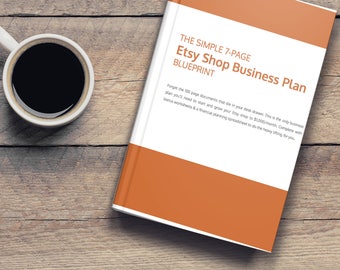 Etsy Business Plan Vorlage | Machen Sie mehr Etsy-Verkäufe | Business Planner | Marketing Planer | Business Printable | Etsy Shop Planer PDF