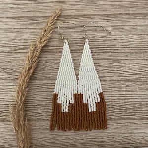 The MESA // seedbead fringe earrings