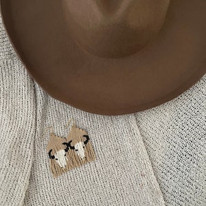 The FUERZA // bull earrings, western earrings, skull earrings image 7