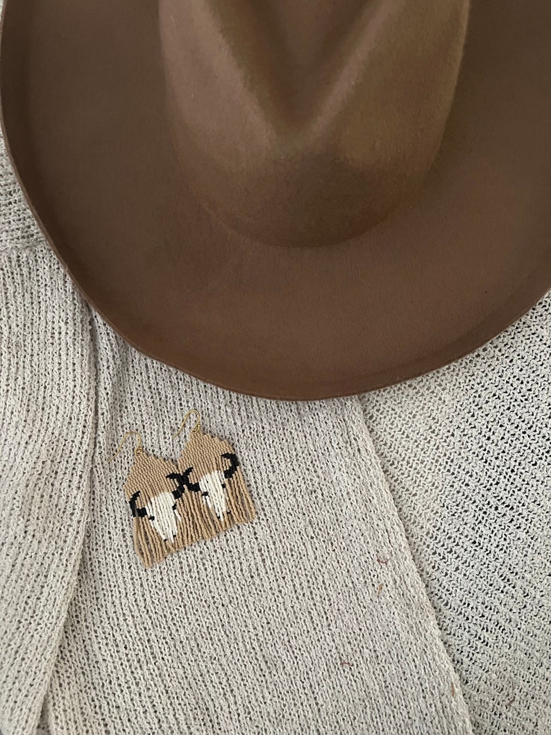 The FUERZA // bull earrings, western earrings, skull earrings image 7