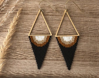 The SUNRISE \\ beaded earrings