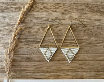 THE OTTAWA \\ Minimalist Statement Earrings | Tribal Earrings | Native American inspired Earrings |