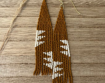 The EDGEWATER // beaded fringe earrings