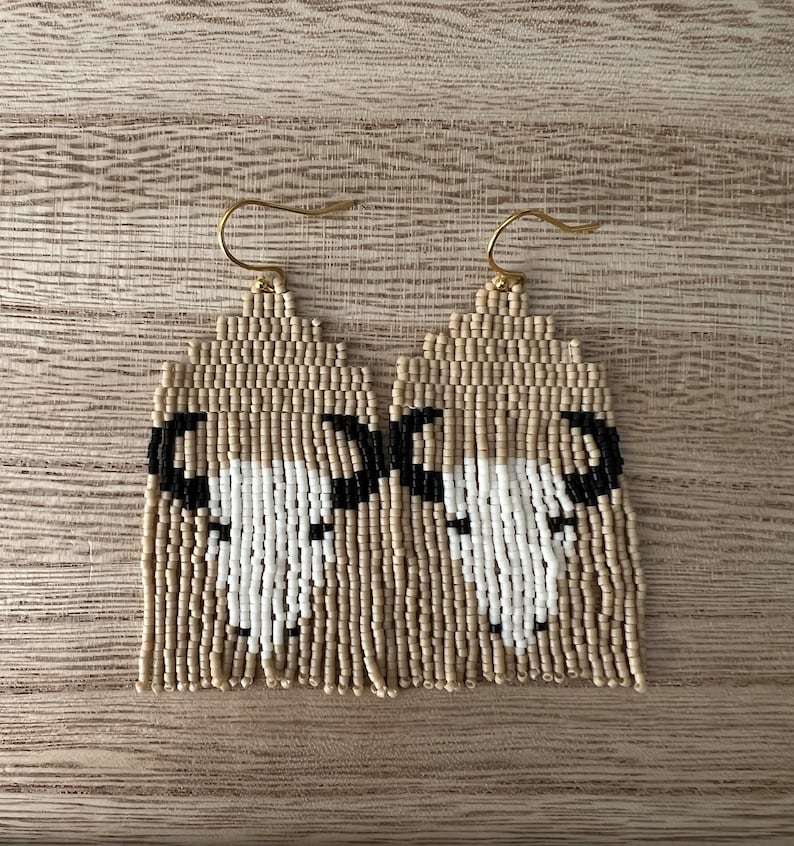 The FUERZA // bull earrings, western earrings, skull earrings image 2