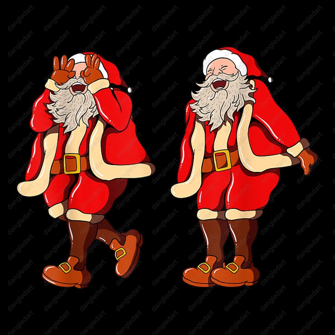 Christmas Santaclaus Griddy Santa Griddin PNG Etsy
