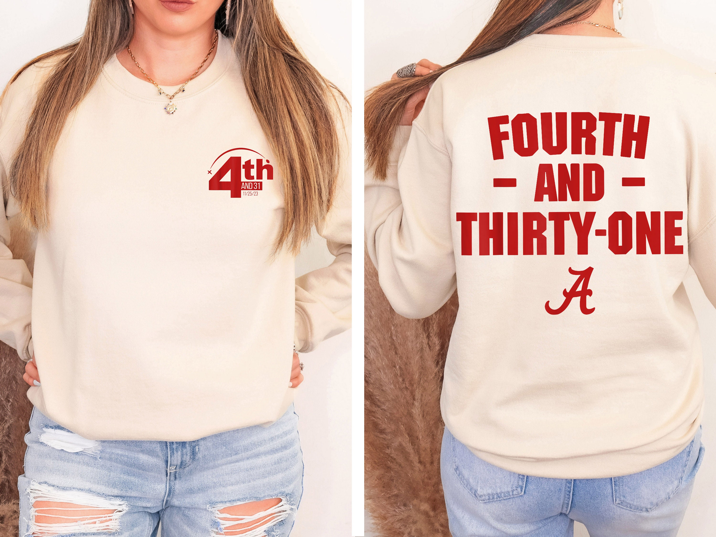 Alabama 4th & 31 Iron Bowl Tshirt, Fourth and Thirty One Alabama