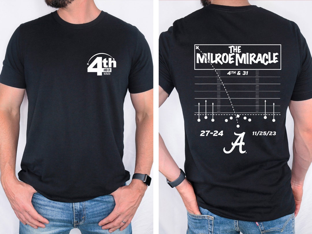 Alabama 4th & 31 Iron Bowl Tshirt Fourth and Thirty One Etsy