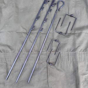 Large Spit Roast Rotisserie. Outdoor Cooking.