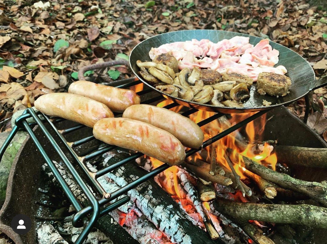 Lightweight Packable Folding Grill 17x32cm. Grill / Grills / Etsy UK