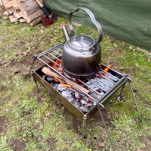 Lightweight Backpack Grill - Camping - Bushcraft