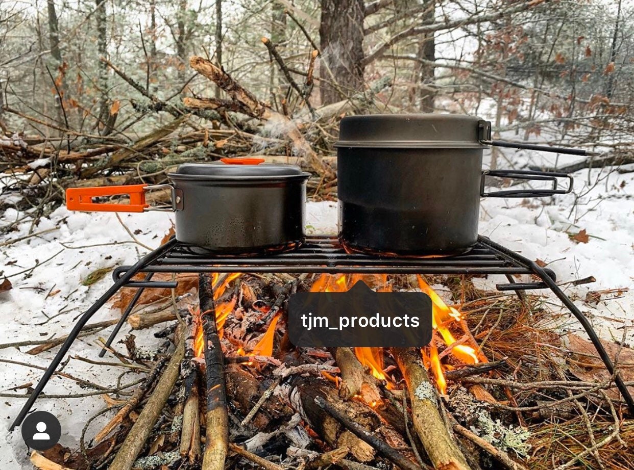 Lightweight Packable Folding Grill 17x32cm. Grill / Grills / Etsy UK