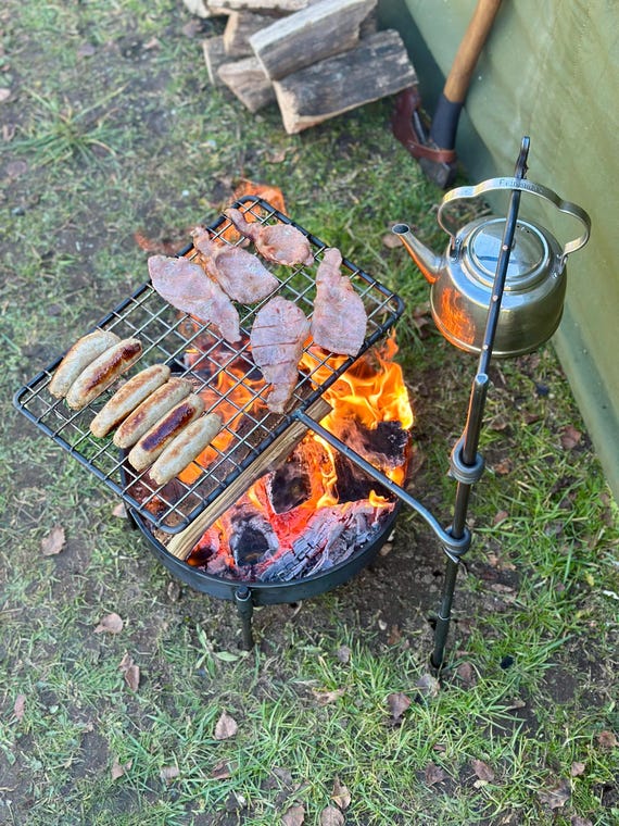 大型 2 アーム ファイヤー アンカー - ポータブル ブッシュクラフト