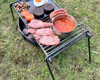Portable Charcoal BBQ Grill - Foldable Camping BBQ for Outdoor Cooking