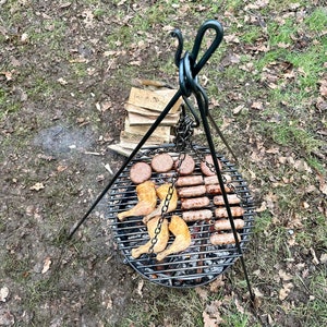 Camping Tripod. Outdoor Cooking. Camping. Large Groups. Open Fire. Bushcraft