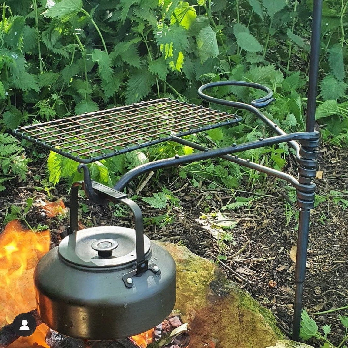 Camping BBQs & Grills Bushcraft Mini Fire Anchor Cook Stand Camping