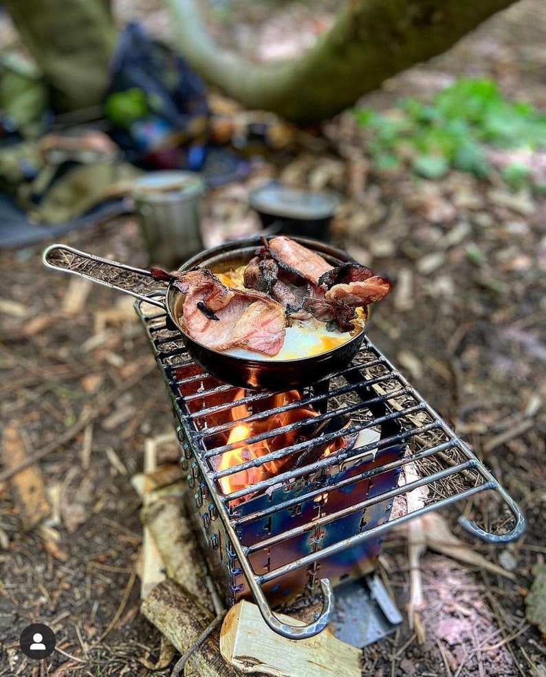 316 stainless steel Throw down grill Etsy