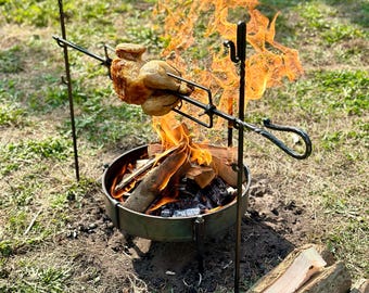 Grill Mini Rotisserie Spit Charcoal Roaster Jumbuck Rondo Mini