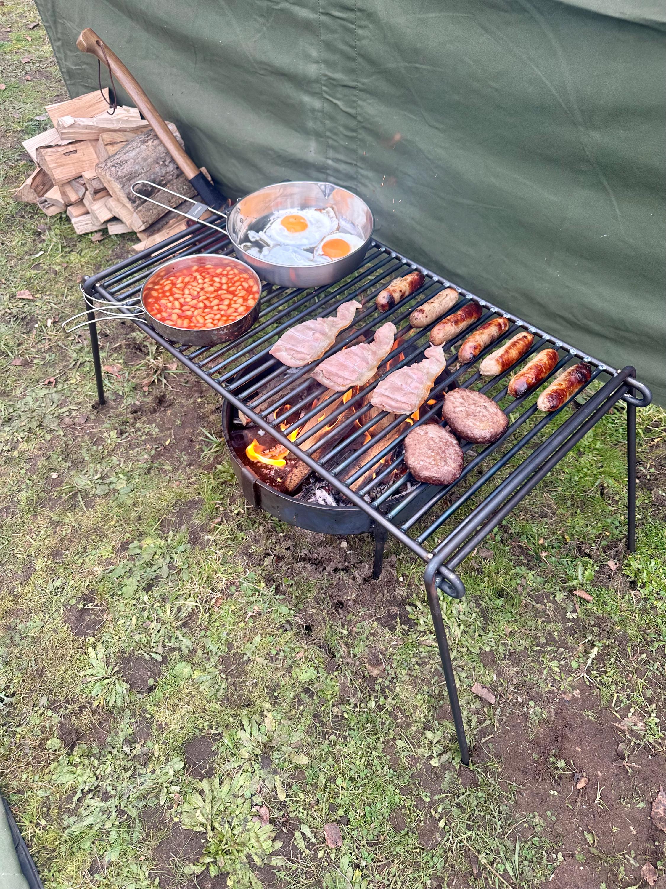 Large Portable All Grids BBQ Grill, Portable BBQ for Camping