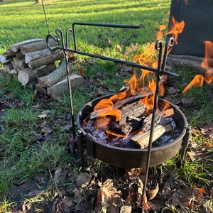 Portable Spit Roast Rotisserie. Outdoor Cooking. Open Fire. Overland Camper. Car Camping. image 7