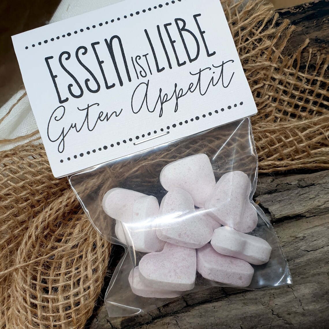 Süßes GASTGESCHENK HOCHZEIT Essen ist Liebe Guten Etsy.de