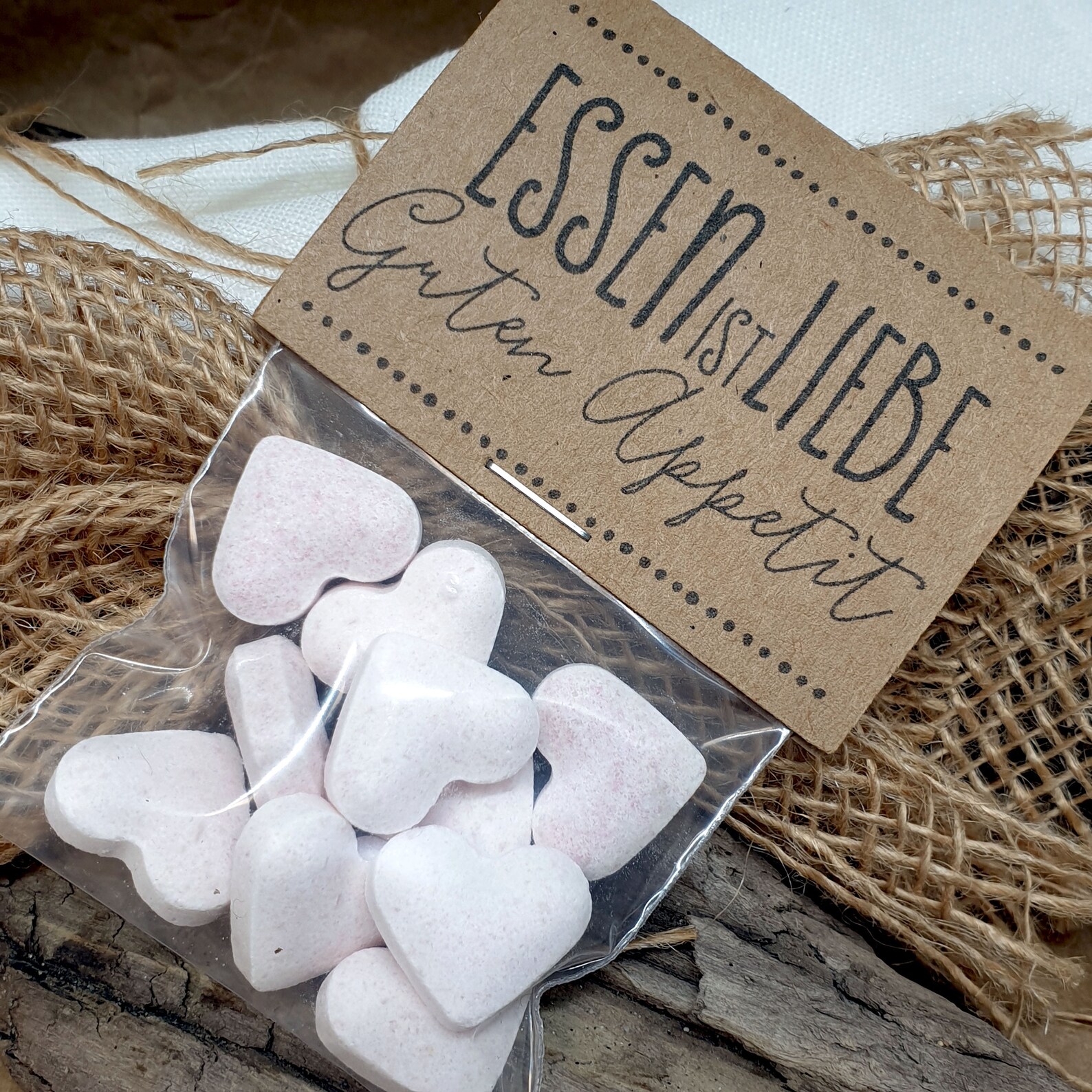 Süßes GASTGESCHENK HOCHZEIT Essen ist Liebe Guten Etsy.de