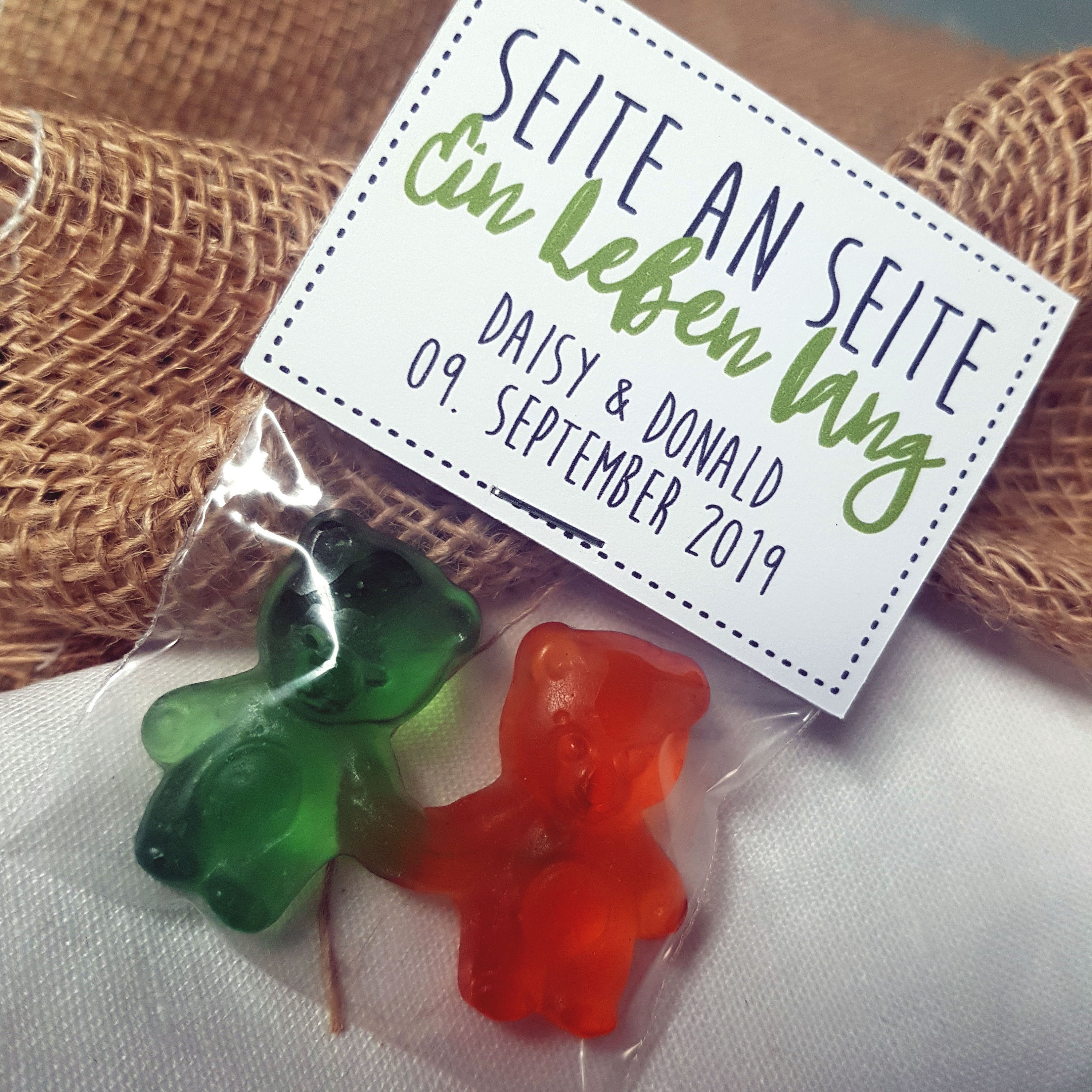 Gastgeschenk Hochzeit Süßigkeiten Fruchtgummi Seite an Etsy