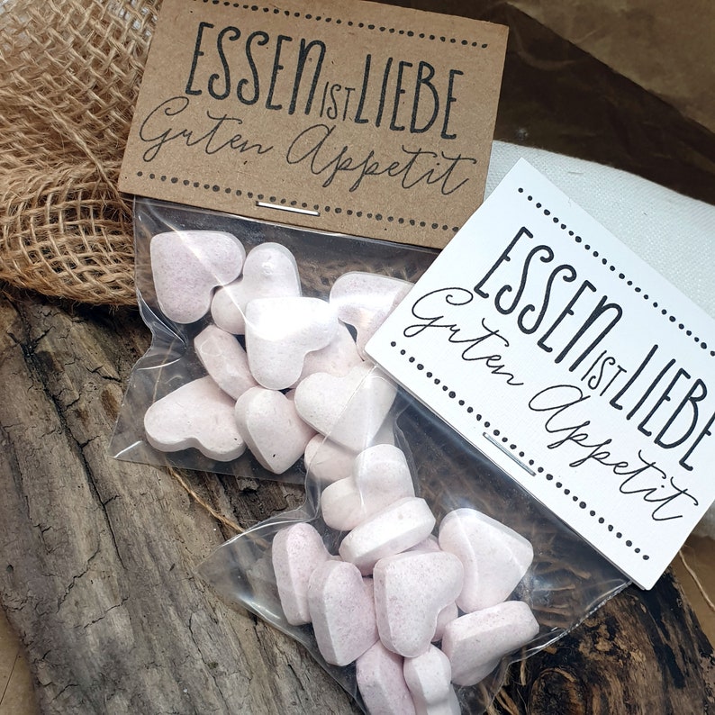 Süßes GASTGESCHENK HOCHZEIT Essen ist Liebe Guten Etsy.de