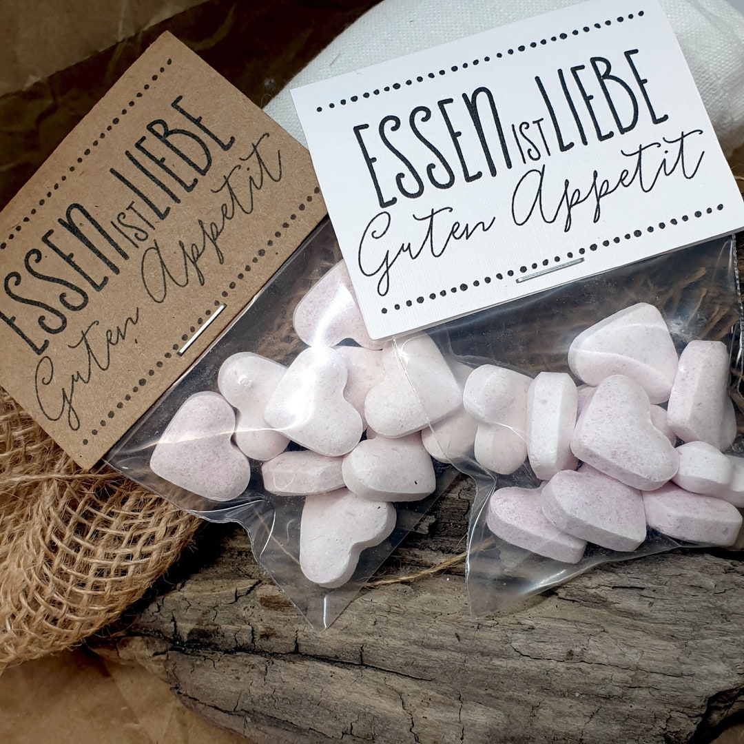 Süßes GASTGESCHENK HOCHZEIT Essen ist Liebe Guten Etsy.de