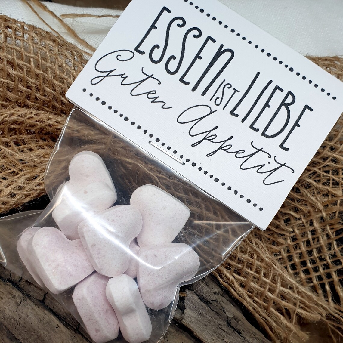 Süßes GASTGESCHENK HOCHZEIT Essen ist Liebe Guten Etsy.de