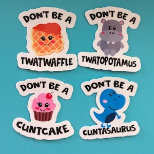 Don't Be A Sticker Bundle, Funny Stickers Adult, Christmas Gift for Sister, Secret Santa Gift, Stocking Stuffers for Women, Gift Exchange