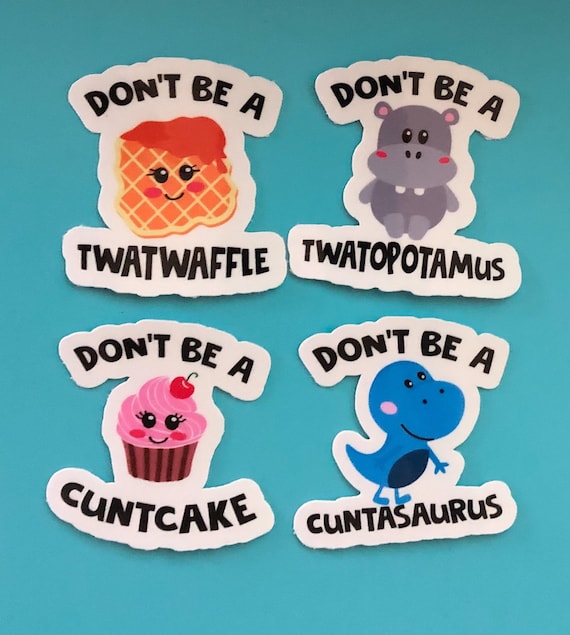 Don't Be A Sticker Bundle Funny Stickers Stickers for Etsy