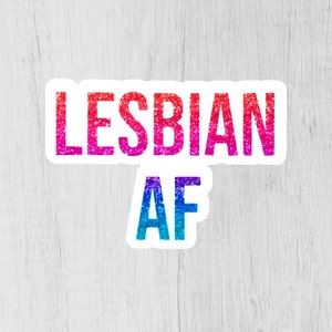 Lesbian Stickers,  Lesbian Pride Stickers, LGBT Pride, LGBT Decor, Pride Gifts for Women, Pride Decor, Pride Month