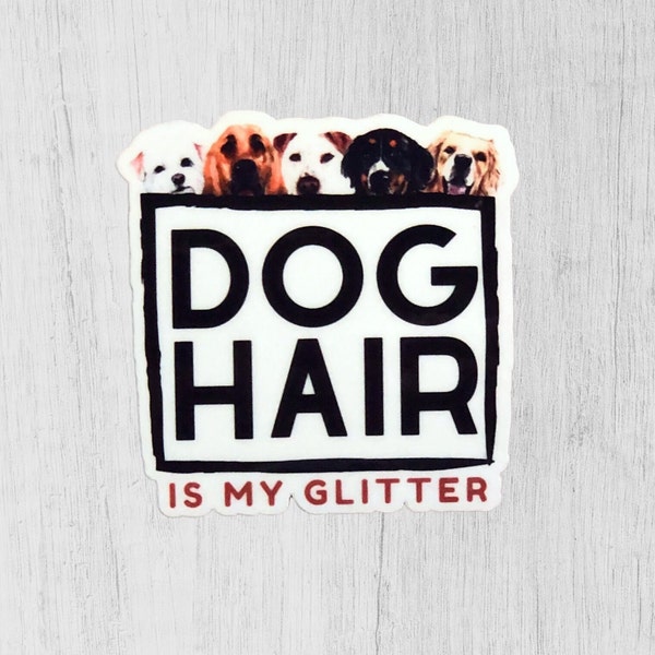 Funny Dog Stickers for Women, Dog Gift for Women, Birthday Gift for Daughter, Dog Decor for Girl, Cute Gift for Girlfriend, Dog Owner Gift