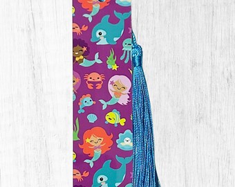 Mermaid Bookmark, Aluminum Bookmark, Cute Bookmark for Girls, Bookish Gifts, Book Lover Gift, Birthday Gift for Daughter, Book Decor