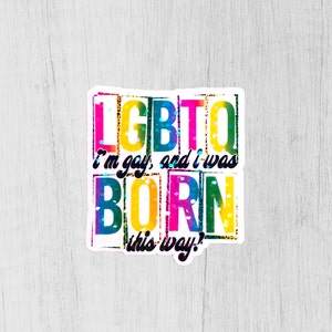 LGBTQ+ Stickers, Pride Stickers, LGBT Pride, LGBT Decor, Pride Gifts for Women, Pride Decor, Pride Month