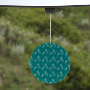 Désodorisant pour voiture ananas bleu, accessoires de voiture, parfum de voiture, décoration de voiture, cadeau voiture neuve, cadeau pour femme, cadeau d'anniversaire pour soeur, remplissage de cartes