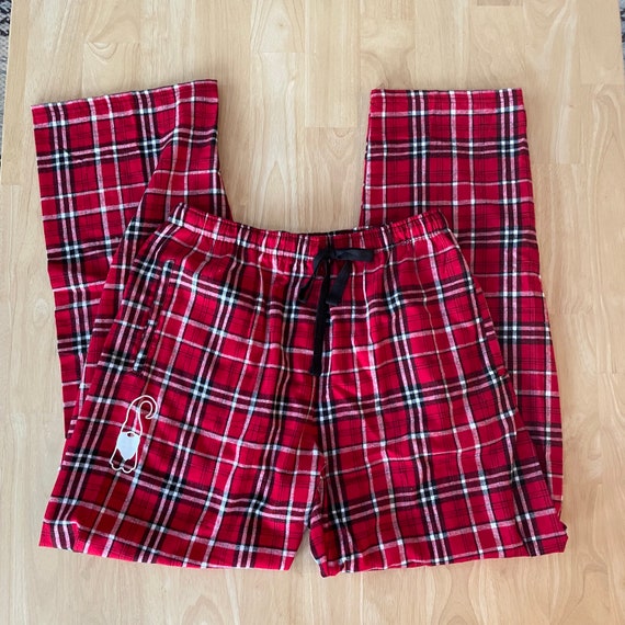 Buy Red Plaid Flannel PJ Pants for Adults Online in India 