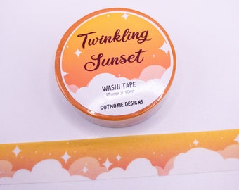 Twinkling Sunset Washi Tape