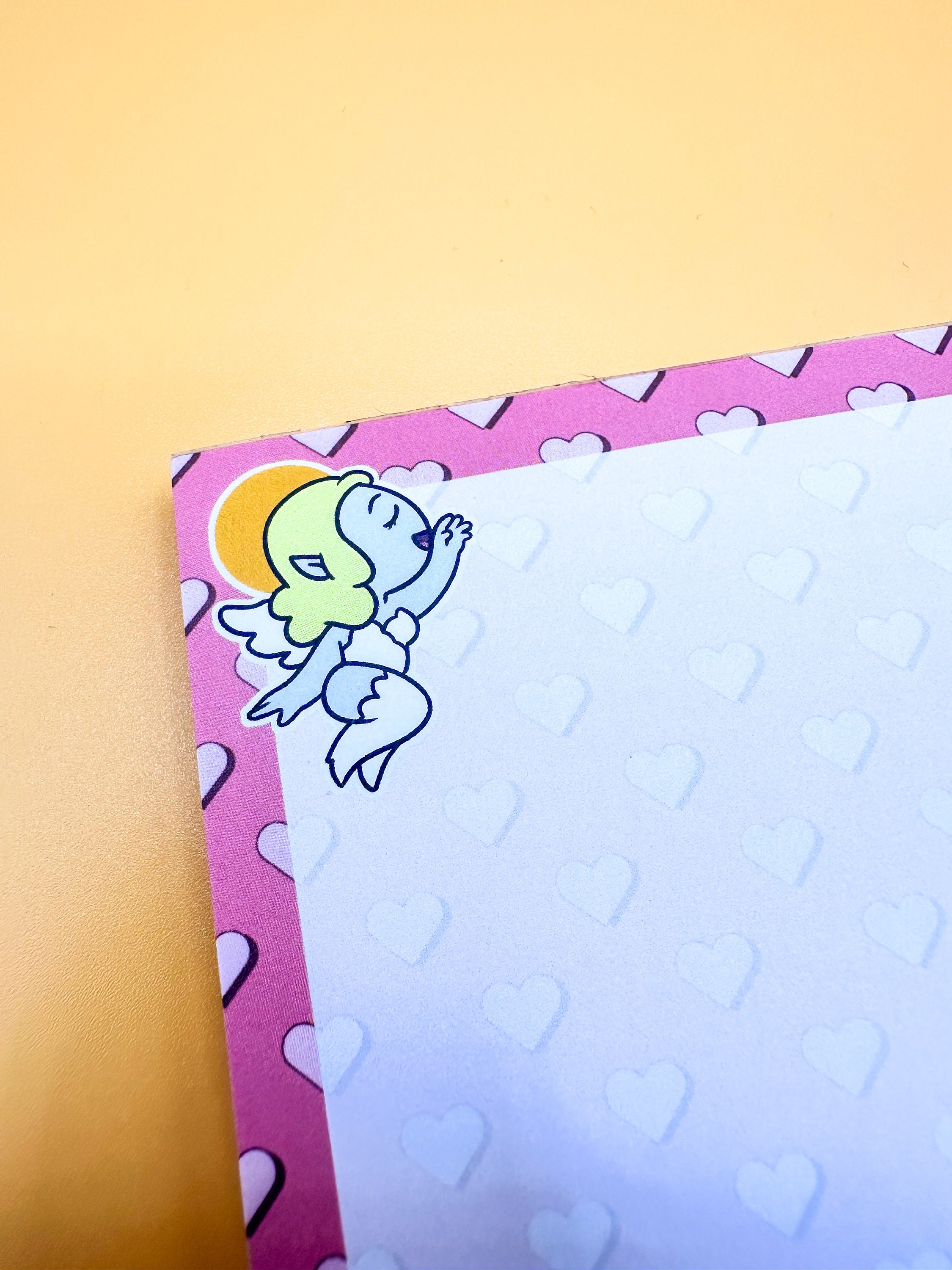 Angel and Devil Demon Notepads | Cute Memo Office Notes Stationary ...