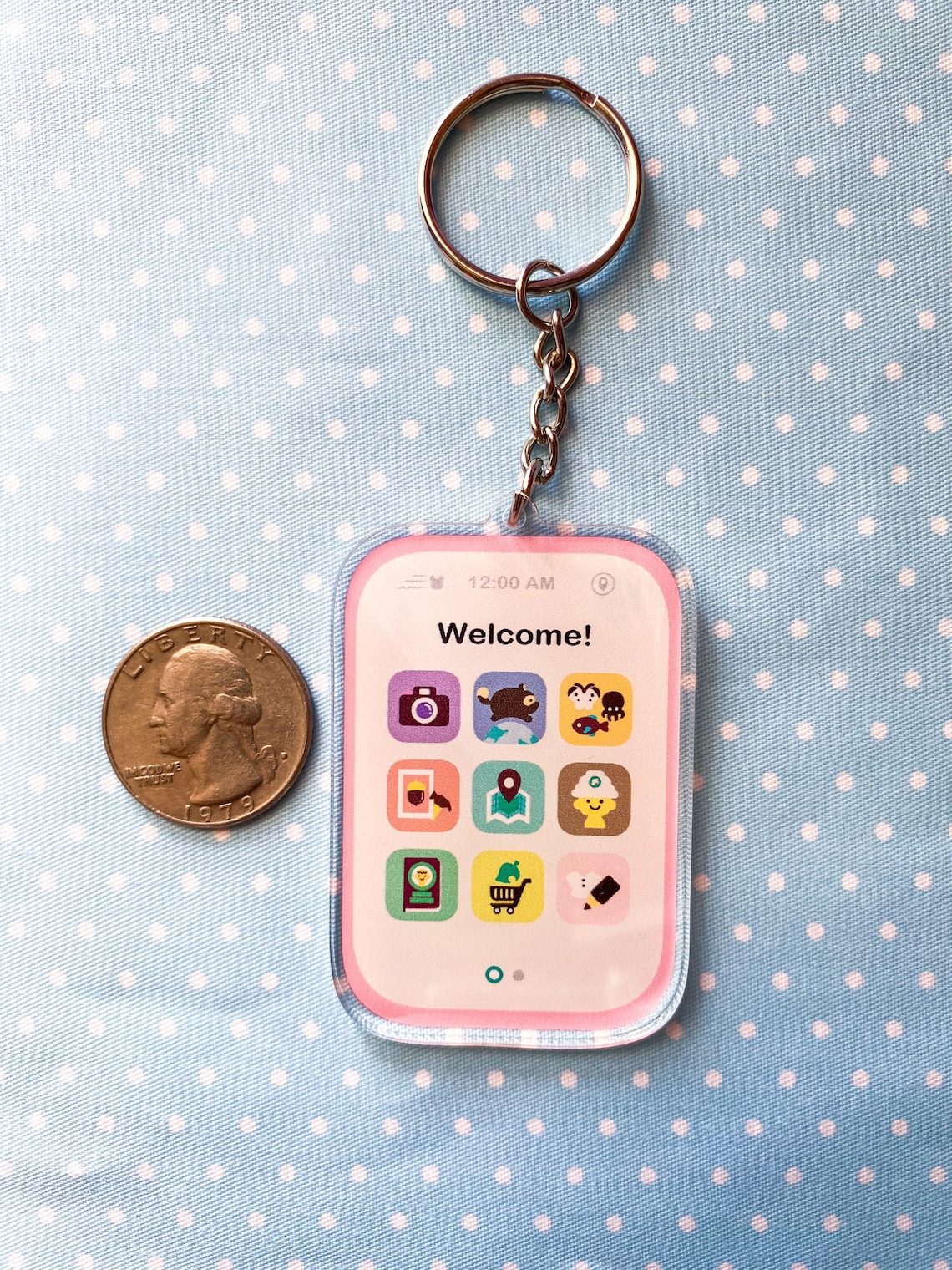 Animal Crossing Nook Phone 2.5 Acrylic Charms ACNH Etsy