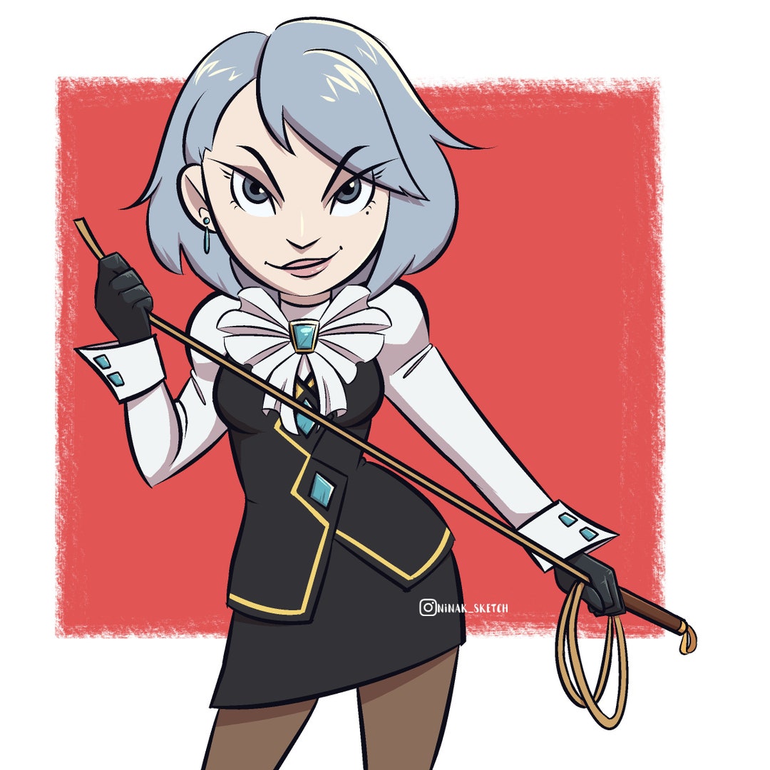 Franziska Von Karma Print ace Attorney - Etsy
