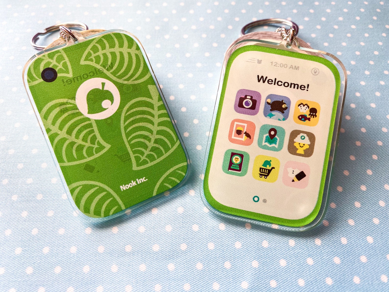 Animal Crossing Nook Phone 2.5 Acrylic Charms ACNH Etsy