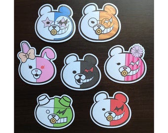 Danganronpa Stickers (Monokuma, Monomi, & Monokubs)