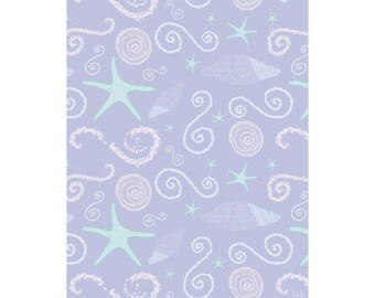 Dreamy Starfish and Seashells Coastal Wall Art