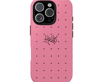 Flamingo Pink Tough Phone Case, Protective Cover