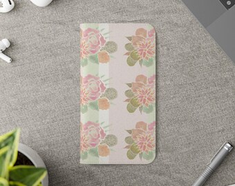 Flip Cases, Cactus Floral Bouquet Phone Cover, Succulent Garden Protective Case, Plant Lover Gift, Botanical Accessories, Boho Style Tech