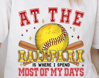 Retro Softball Mama PNG: Ballpark Game Day Design (Digital Download)