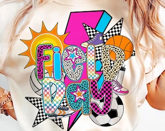 Preppy Field Day PNG, Field day teacher Png, Sports Day Png, Field day trip Png, Field day Volunteer, Field day Squad, Field day trendy Png